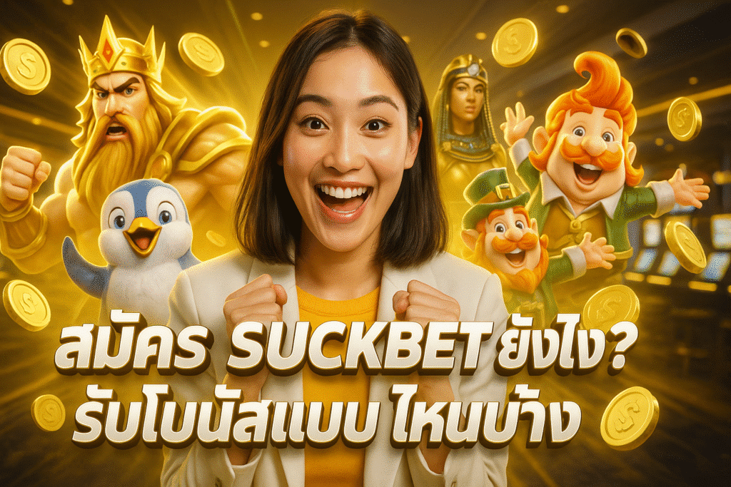 สมัคร SUCKBET ยังไง? รับโบนัสแบบไหนบ้าง