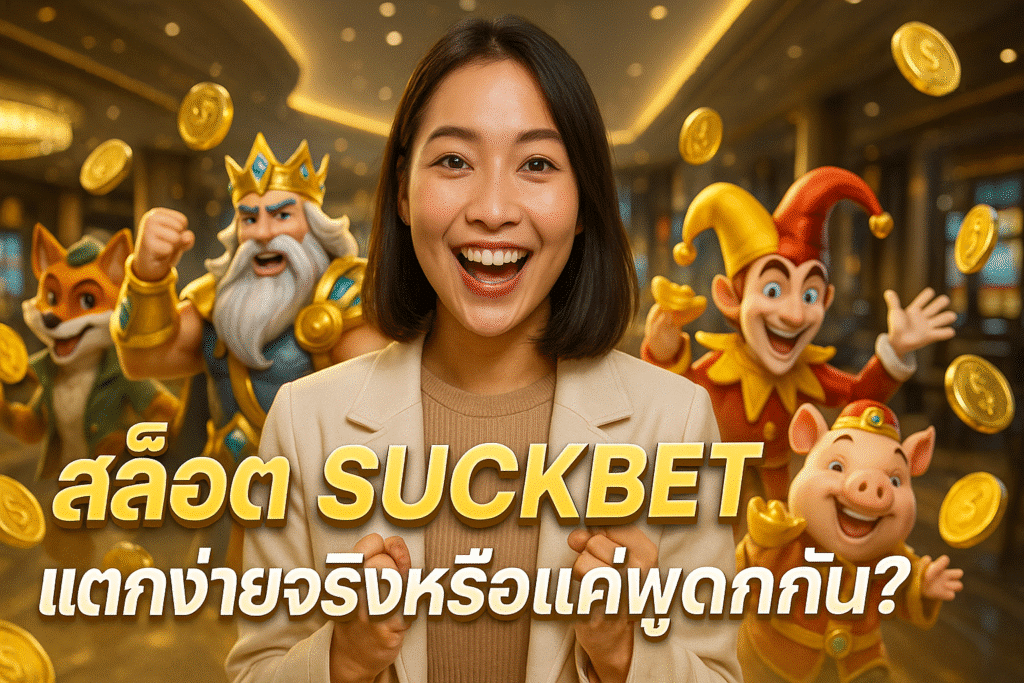 สล็อต SUCKBET แตกง่ายจริงหรือแค่พูดกัน?