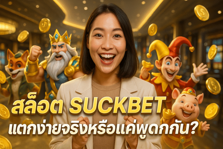 สล็อต SUCKBET แตกง่ายจริงหรือแค่พูดกัน?