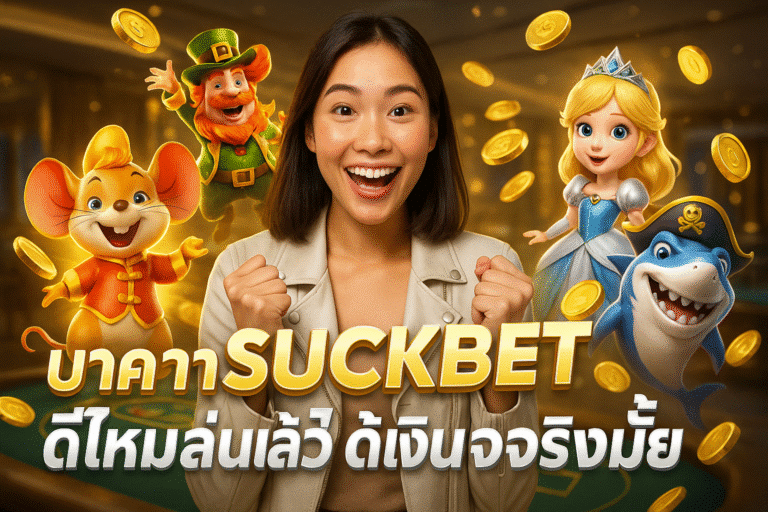 บาคาร่า SUCKBET ดีไหม? เล่นแล้วได้เงินจริงมั้ย